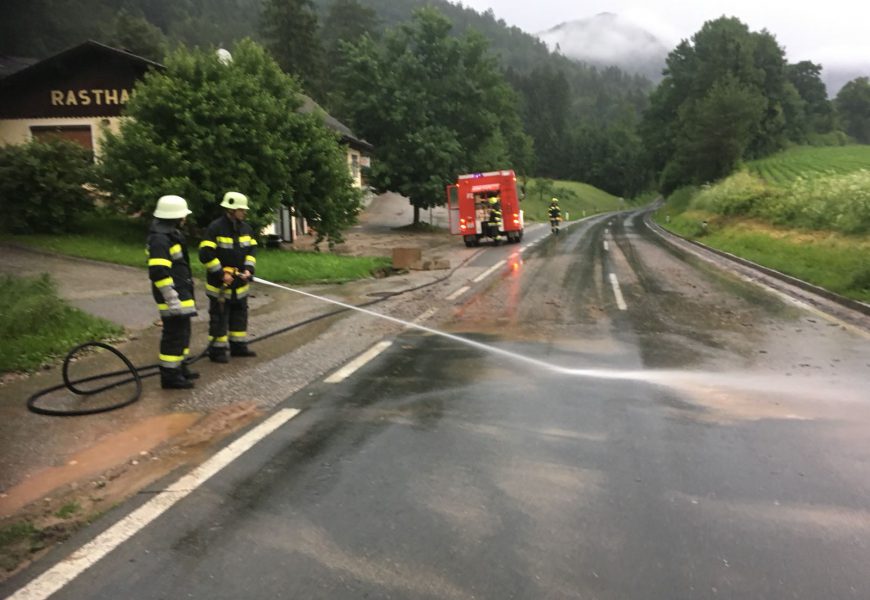 Unwetter in St. Radegund & Eis