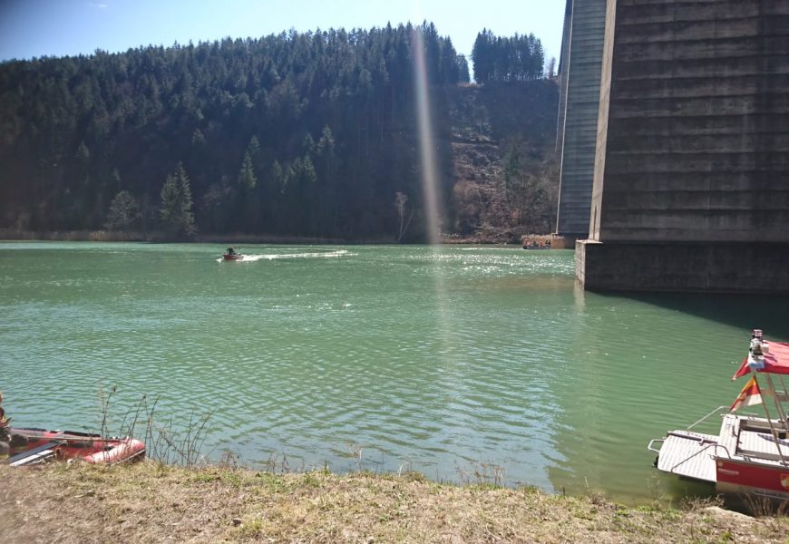 Suchaktion im Bereich der Drau