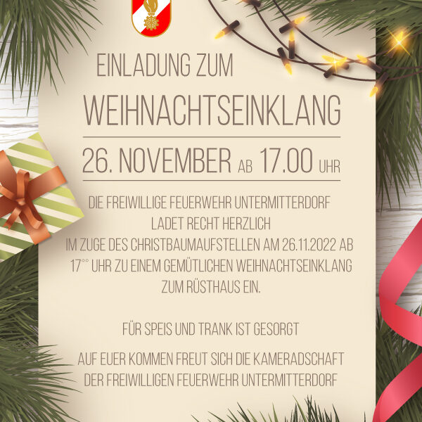 Weihnachtseinklang 26.11.2022