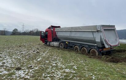 LKW Unfall B80 Untermitterdorf