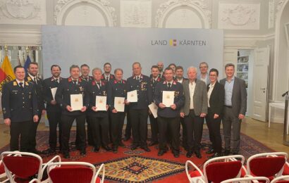 Verleihung der Katastropheneinsatzmedaille