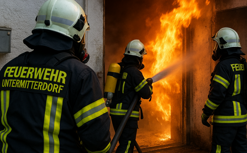 Kellerbrand in Wohnhaus in Obermitterdorf