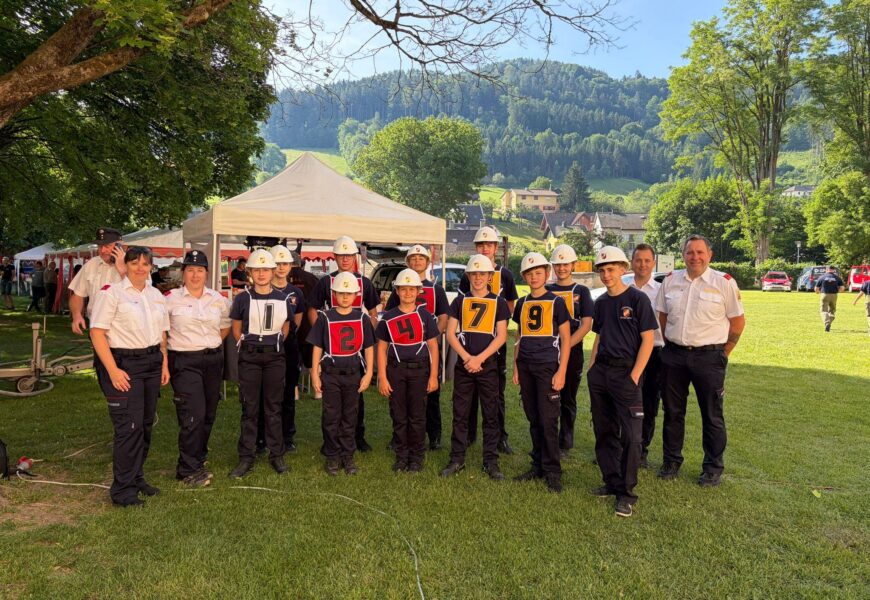 Starker Auftritt unserer Feuerwehrjugend in St. Paul!
