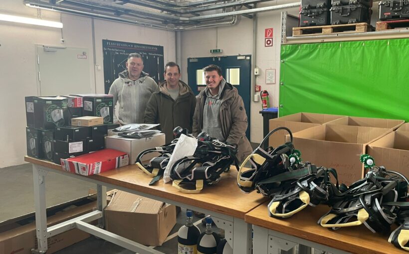 Neue Ausrüstung für mehr Sicherheit im Einsatz